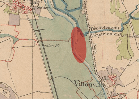 Tornade EF0 à Vittonville (Meurthe-et-Moselle) le 29 octobre 1857