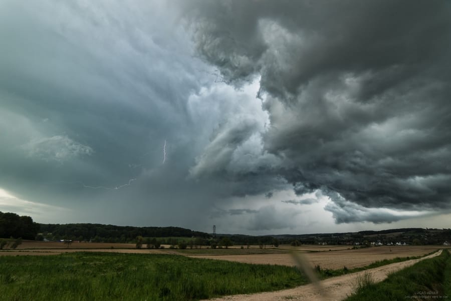 Orages entre Alsace et Jura suisse le 10 mai 2016