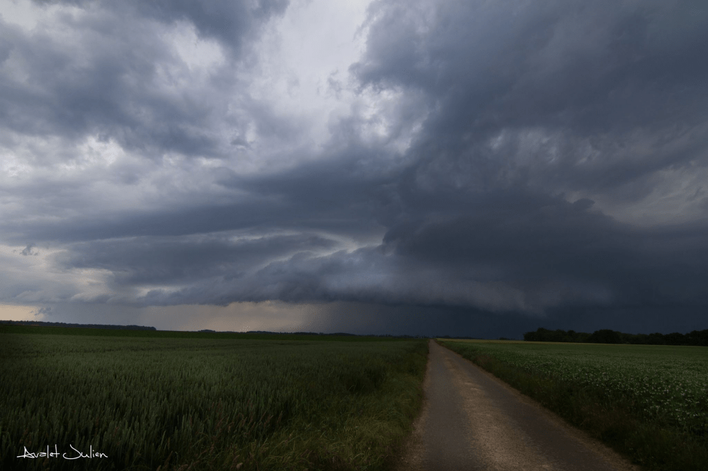 Orages de grêle et foudre dans l'Oise le 5 juin 2015