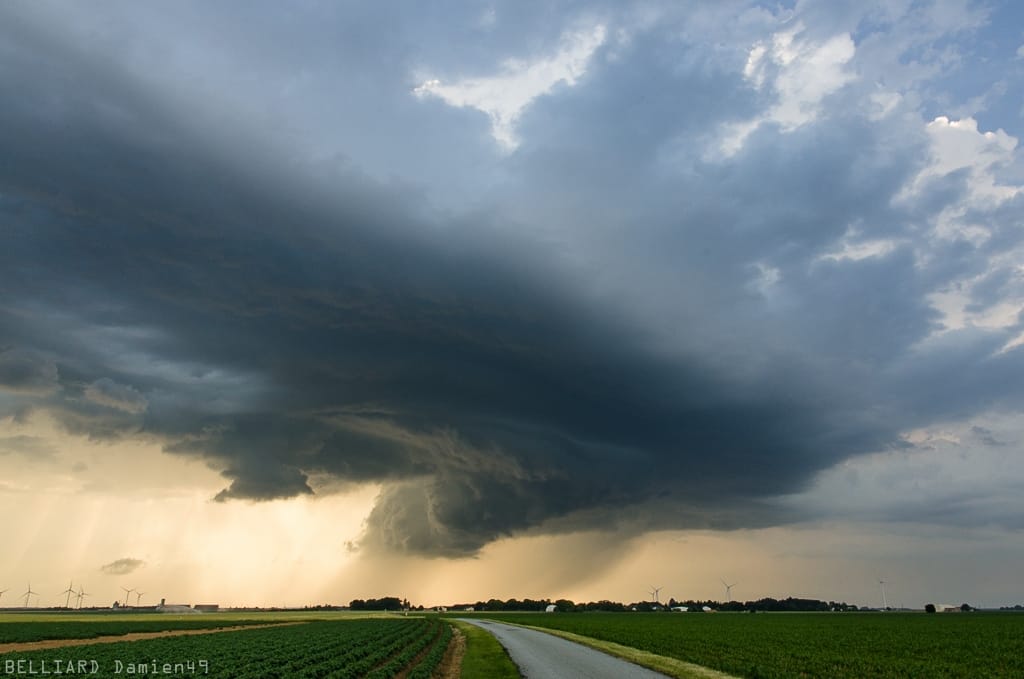 Supercellule en Eure-et-Loir le 5 juin 2015