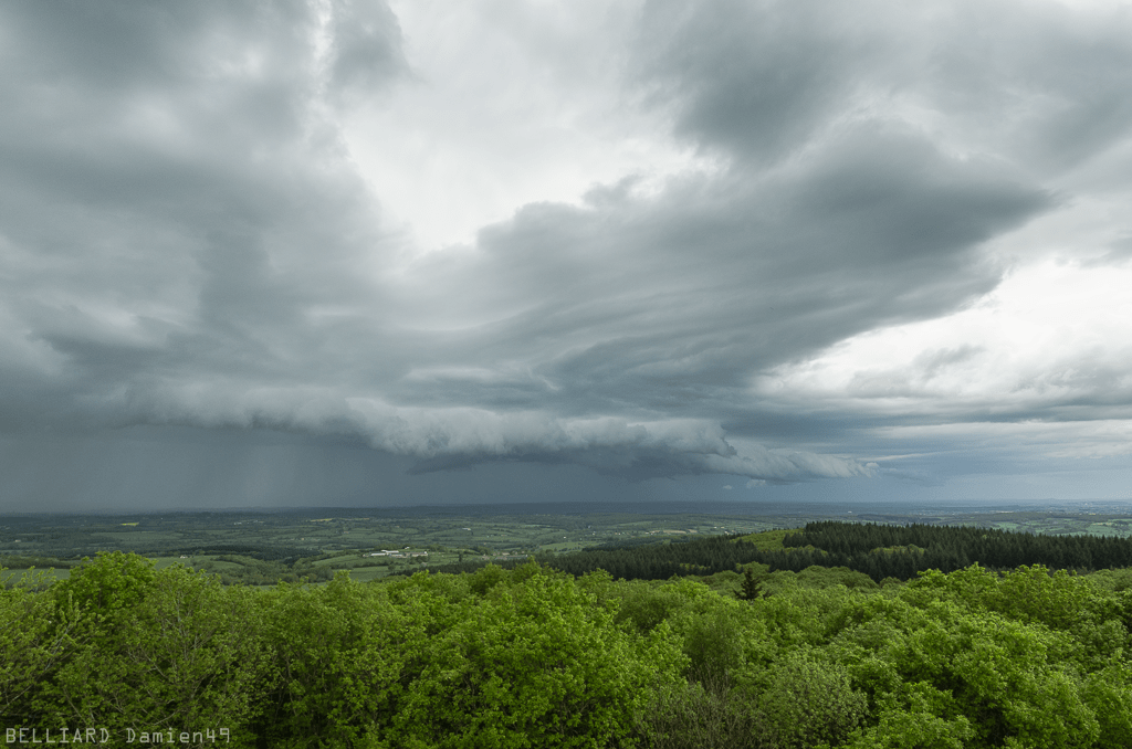 Arcus entre Cher, Allier et Saône-et-Loire le 26 avril 2015