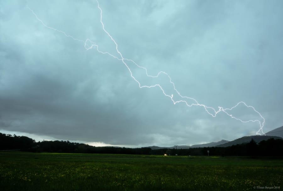 Orage dans les Alpes-Maritimes le 14 mai 2016 - Tristan Bergen