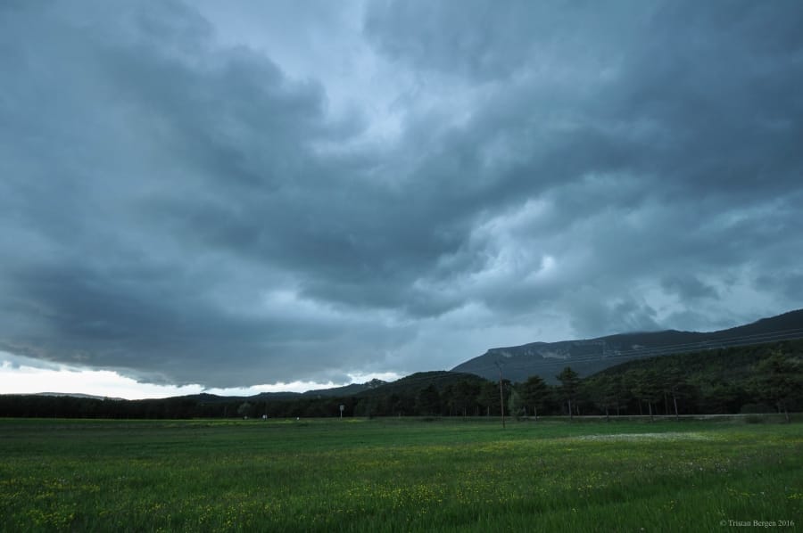 Orage dans les Alpes-Maritimes le 14 mai 2016 - Tristan Bergen