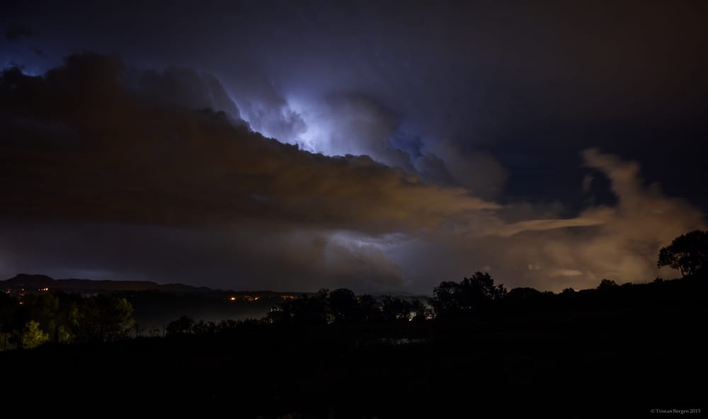 Foudre nocturne entre Var et Côte-d'Azur le 29 octobre