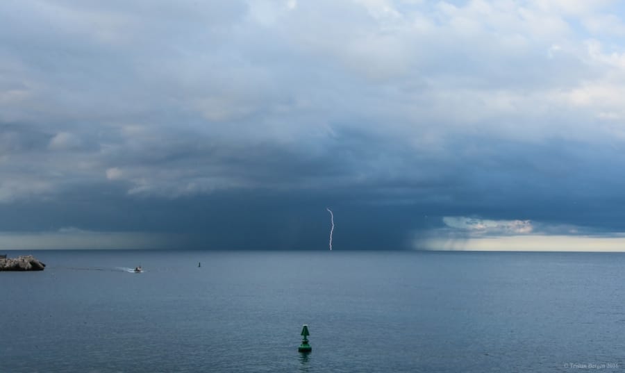 Orages entre Var et Alpes-Maritimes le 1er mai