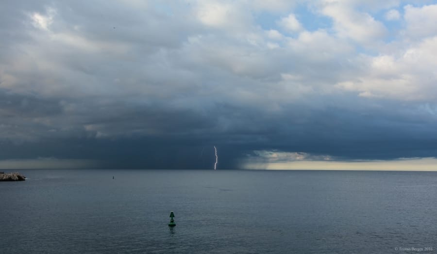 Orages entre Var et Alpes-Maritimes le 1er mai