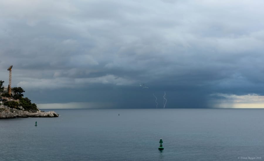 Orages entre Var et Alpes-Maritimes le 1er mai