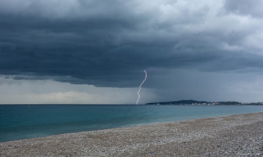 Orages entre Var et Alpes-Maritimes le 1er mai