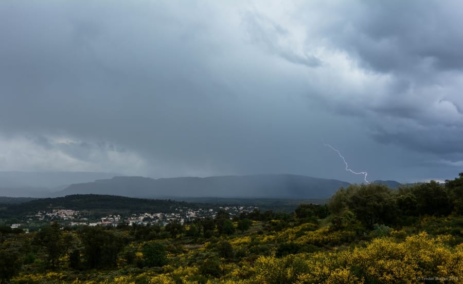 Orages entre Var et Alpes-Maritimes le 1er mai