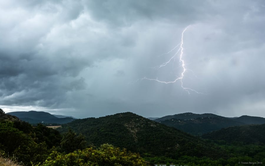 Orages entre Var et Alpes-Maritimes le 1er mai