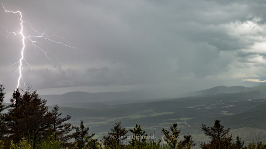 Orage sur le sud-est le 14 mai 2016 - Janis Brossard