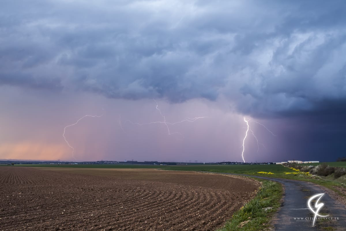 Chasse aux orages du 10 avril 2016 en Normandie