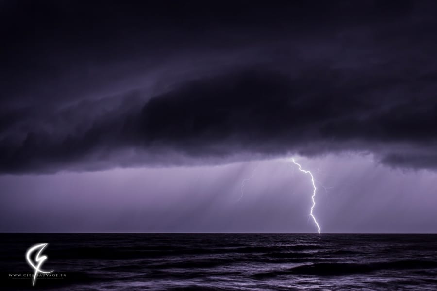 Orage de neige le 27 avril sur le littoral du Calvados