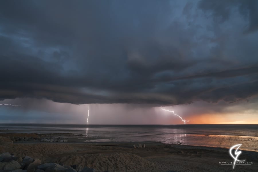 Chasse aux orages du 12 avril 2016 entre Manche et Calvados