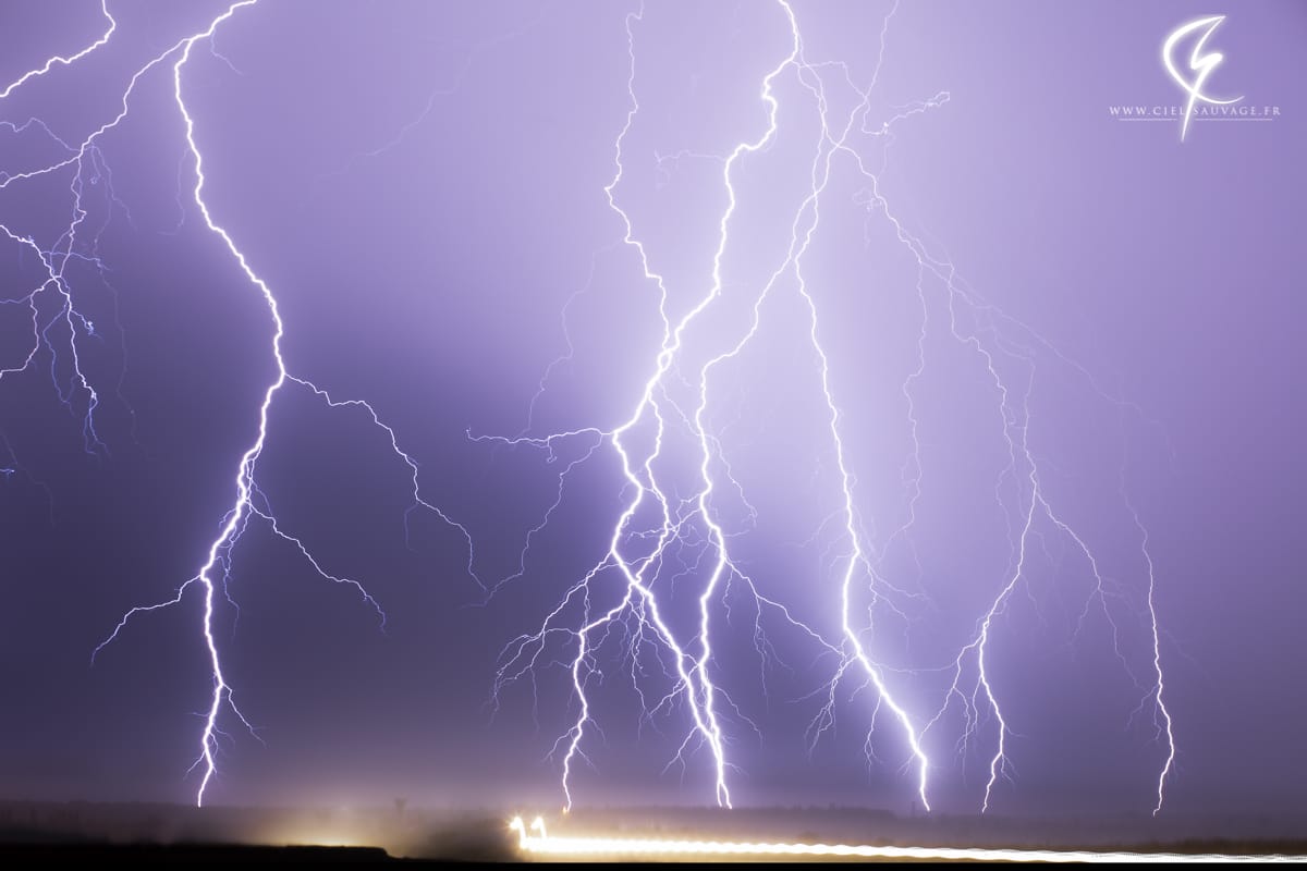 Déluge de foudre en Normandie le soir du 22 juin 2016