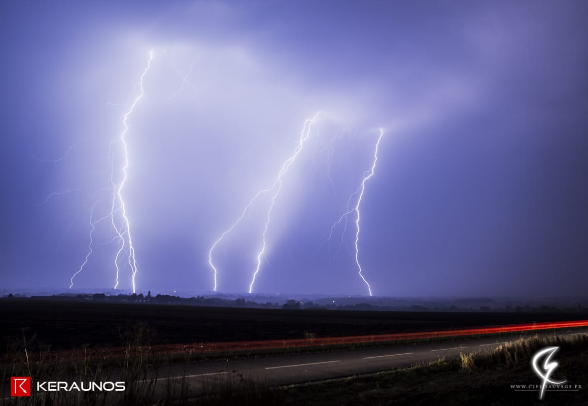 Chasse aux orages du 12 août 2015 dans le Calvados