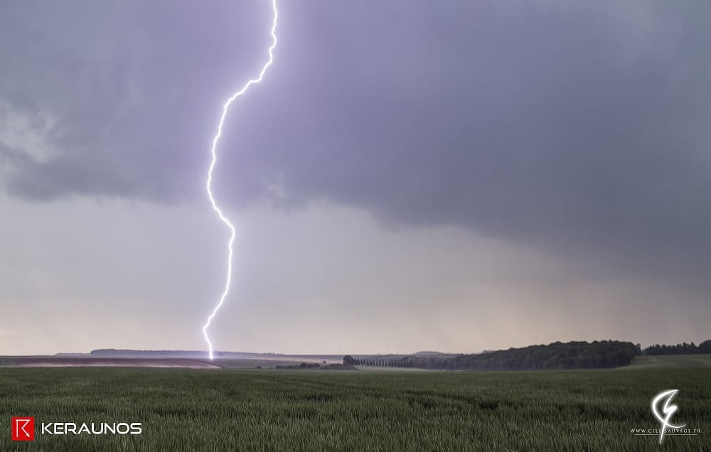 Supercellules entre Seine-Maritime, Somme et Aisne le 5 juin 2015