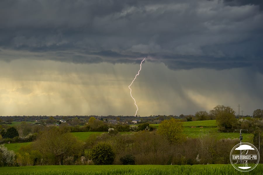 Chasse aux orages du 10 avril 2016 dans la Sarthe