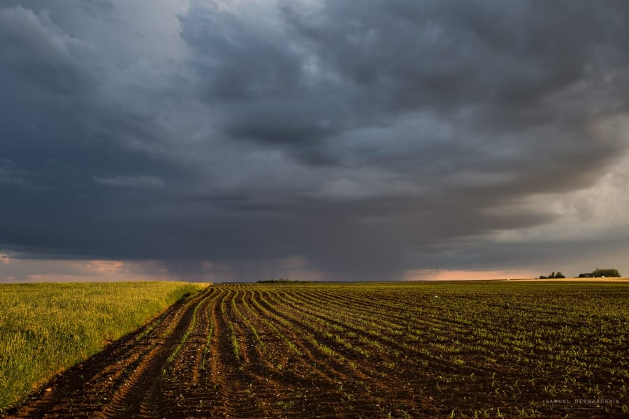 Orages dans la Vienne, par Samuel Desmarchais