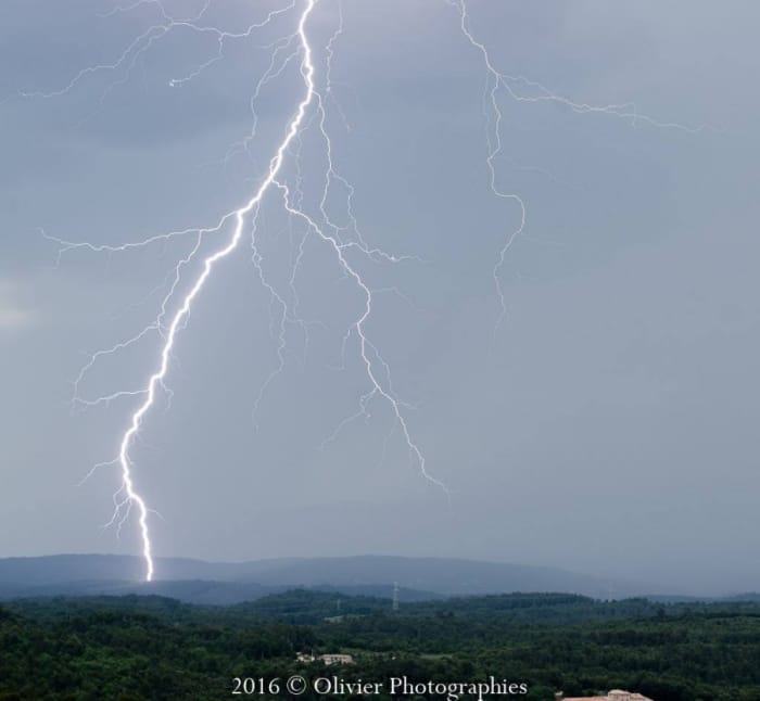 Orage dans le Var le 14 mai 2016