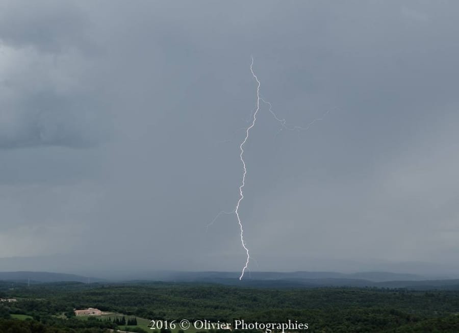 Orage dans le Var le 14 mai 2016