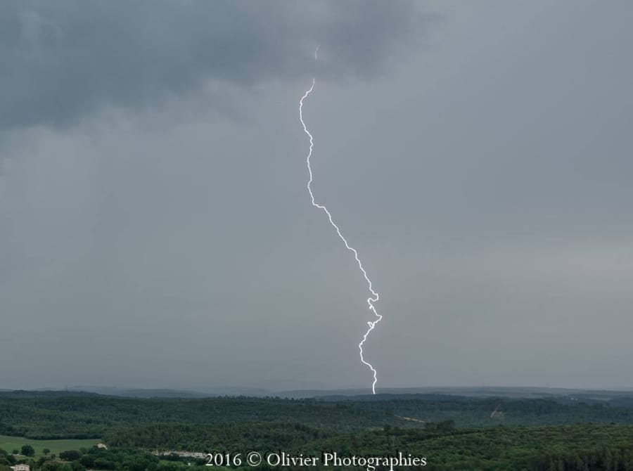 Orage dans le Var le 14 mai 2016