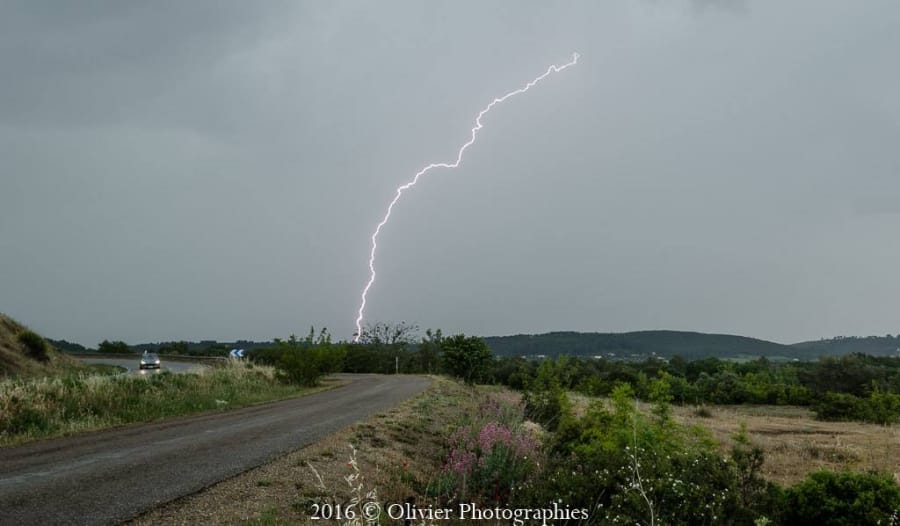 Orage dans le Var le 14 mai 2016