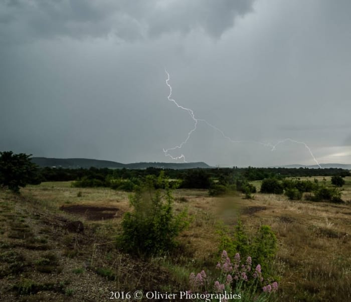 Orage dans le Var le 14 mai 2016