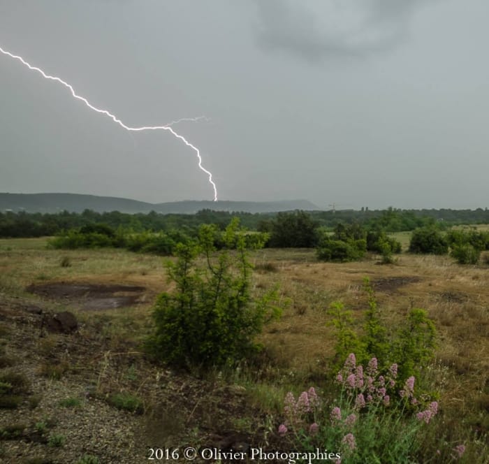 Orage dans le Var le 14 mai 2016