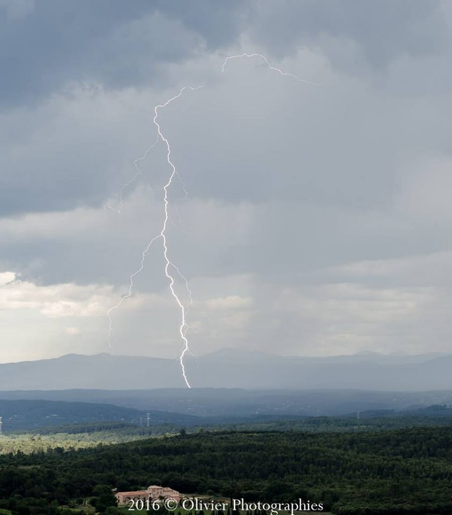 Orage dans le Var le 14 mai 2016