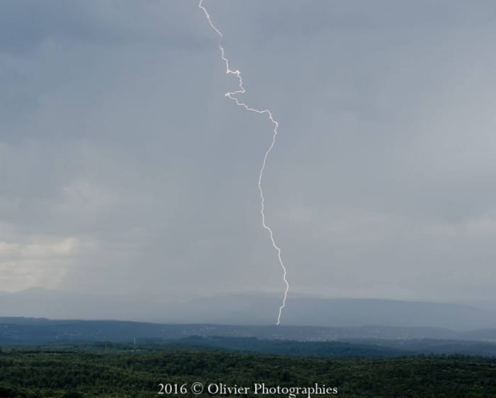 Orage dans le Var le 14 mai 2016