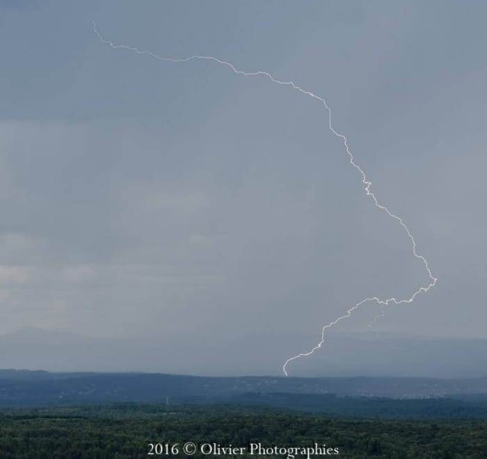 Orage dans le Var le 14 mai 2016