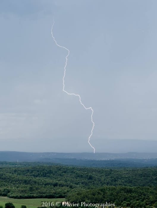 Orage dans le Var le 14 mai 2016