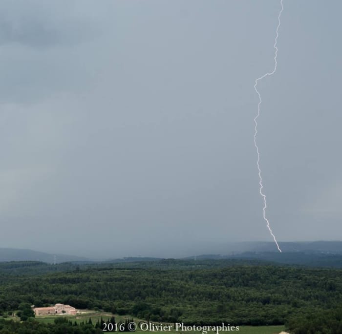 Orage dans le Var le 14 mai 2016