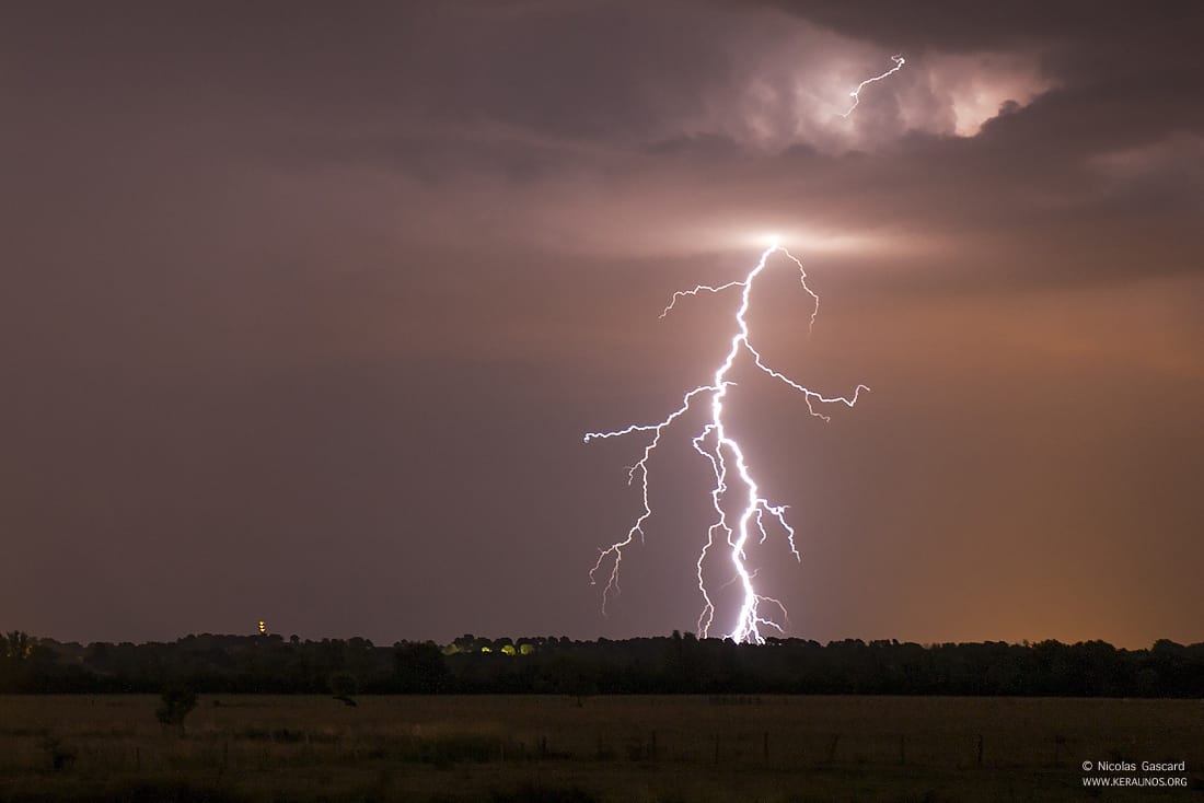 Orages nocturnes entre Franche-Comté et Bresse les 17 et 18 juillet 2015