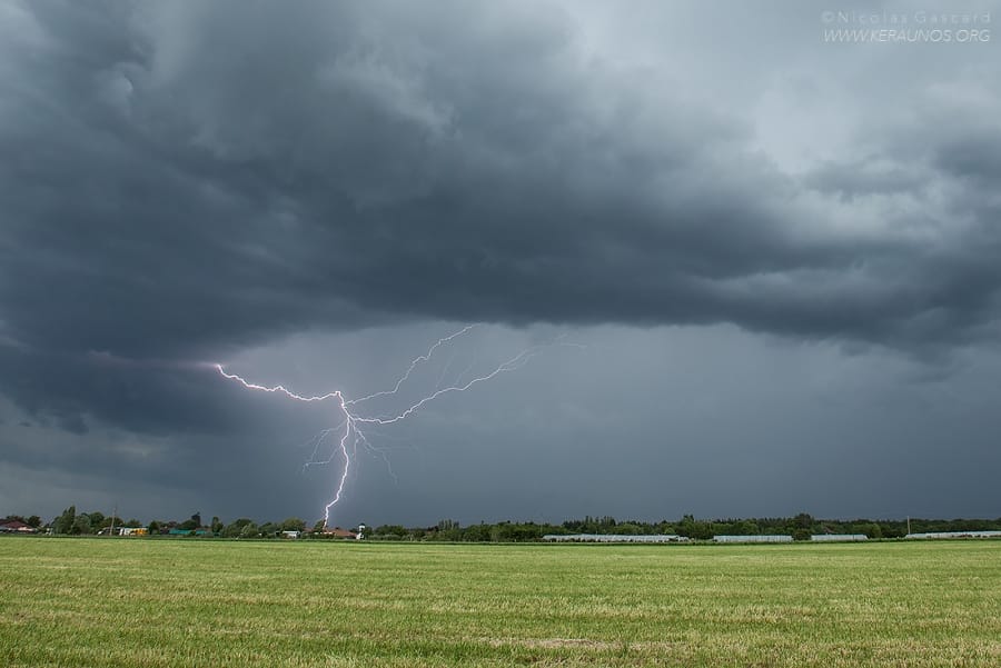 Orages très pluvieux entre Val de Saône et Jura le 13 mai