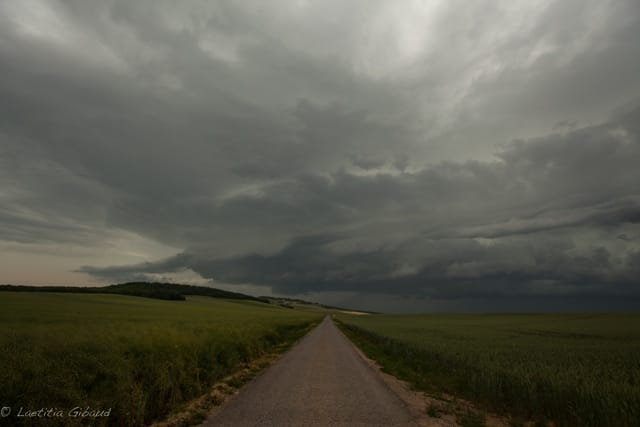 Orages dans la Marne le 9 juin 2014. (c) L. GIBAUD