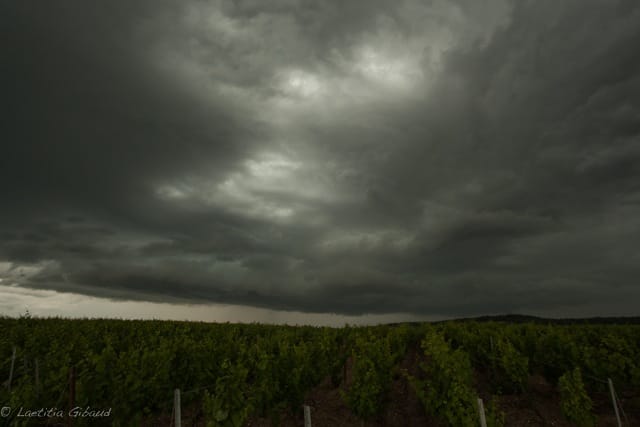 Orages dans la Marne le 9 juin 2014. (c) L. GIBAUD