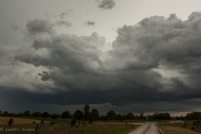 Orages dans la Marne le 9 juin 2014. (c) L. GIBAUD