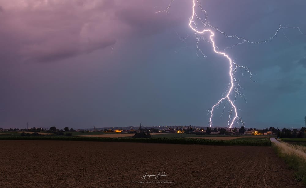 Orages parfois forts sur le sud du Rhône le 29 juin