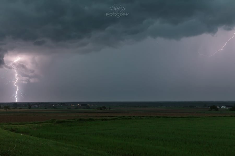 Orage sur le Bas-Rhin le soir du 11 mai