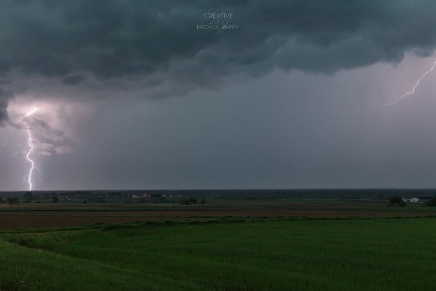 Orage sur le Bas-Rhin le soir du 11 mai