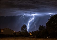 Forts orages dans le sud de la France ce 12 et 13 août