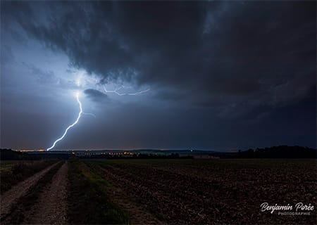 Supercellules près de Dijon, le 21 août 2021