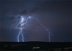 Orages, spiders et foudre dans l'Yonne le 31 juillet 2020