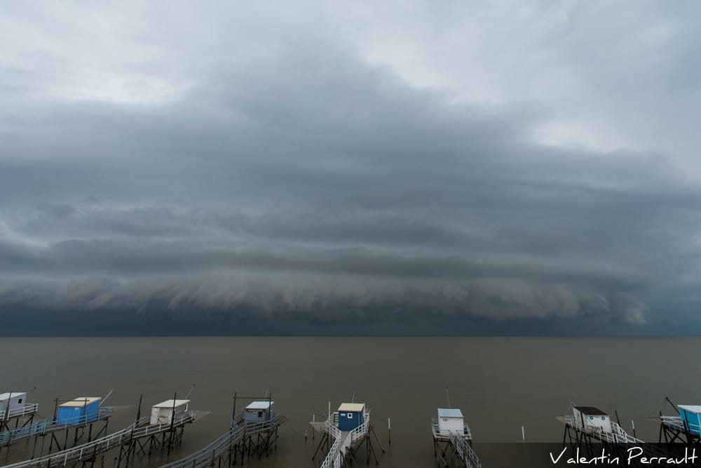 Arcus dans l'estuaire de la Gironde le 18 avril