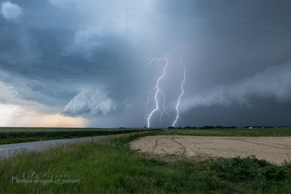 Supercellule dans le nord de la France le 5 juin 2015