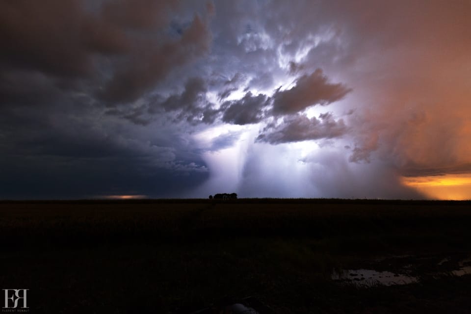 Orages sur le littoral normand les 22 et 23 juin 2016