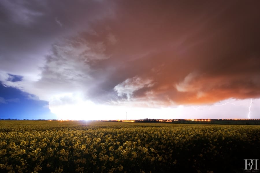 Orages du 26 avril sur le littoral du Calvados