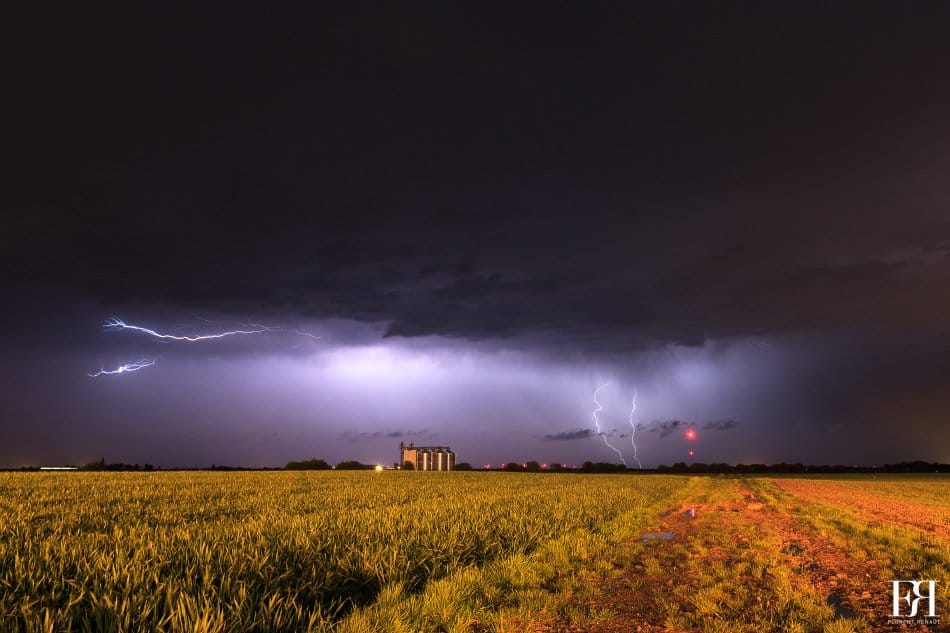 Orage en Beauce dans la nuit du 4 au 5 mai 2015